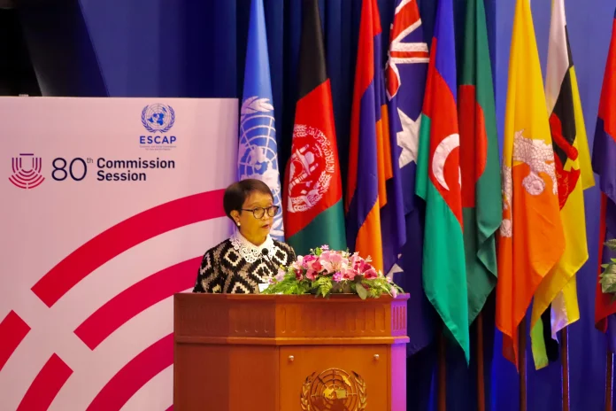Menlu Retno Marsudi Dorong Inovasi Digital untuk Capai SDGs di Sidang UNESCAP