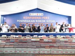Rokok Ilegal di Jakarta Tembus 59,8 Juta Batang, Potensi Kerugian Negara Rp46,79 Miliar